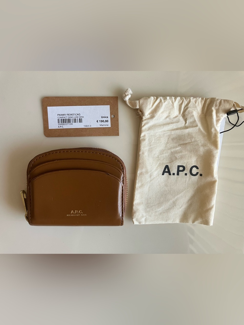 A.P.C. Demi-Lune Mini Compact Wallet Polo Ralph Lauren Miu Miu Stella McCartney